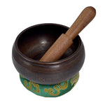 Singing Bowl With Engraved Mandalas.