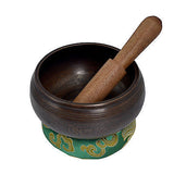 Singing Bowl With Engraved Mandalas.