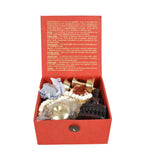 Tibetan Buddha Ritual Box, For Prayer and Meditation-Set of 8 Buddhist Ritual Items