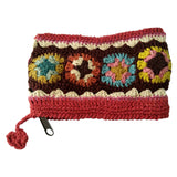 Red Cotton Thread Coin Purse.