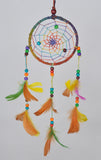 Multicolored Feathers Wall Hanging Dream Catcher.