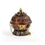 Bermoni Tibetan Hanging Censer Brule Incense Cones Holder (KTM-BNR-1108-BHRV)