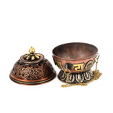 Bermoni Tibetan Hanging Censer Brule Incense Cones Holder (KTM-BNR-1108-BHRV)