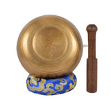 Singing Bowl With Special Etching & Ethnic Case.