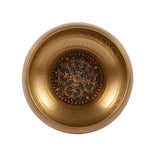 Singing Bowl With Special Etching & Ethnic Case.