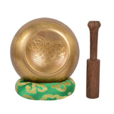 Reclining Buddha Nirvana Carved Singing Bowl.