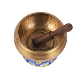 Hand Hammered Buddha Crafted Singing Bowl