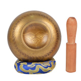 Meditation Singing Bowl With Special Etching.