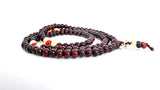 Bermoni 6mm 108pcs Prayer Beads Mala Bracelet,Natural Wood Buddha Mala.