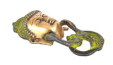 Bermoni Budhha Door Knocker Wall Sculpture (TH-DBUD-1056-BLK)