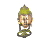 Bermoni Budhha Door Knocker Wall Sculpture (TH-DBUD-1056-BLK)