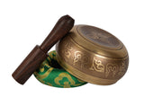 Tibetan 8 Auspicious Symbols Singing Bowl