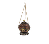 Bermoni Tibetan Hanging Censer Brule Incense Cones Holder (KTM-BNR-1108-BHRV)