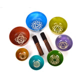 Bermoni Tibetan Colorful 7 Chakra Singing Bowl