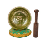 Tibetan Meditation Singing Bowl with Craved Om Mani Padme