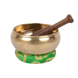 Tibetan Plain Singing Bowl With Bajra Crafted