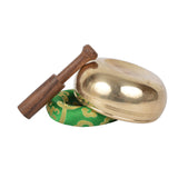 Tibetan Plain Singing Bowl With Bajra Crafted