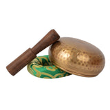 Hand Beaten Singing Bowl With Bajra Crafted.