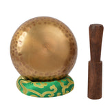 Hand Beaten Singing Bowl With Bajra Crafted.