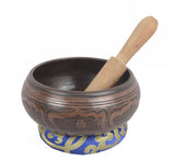 Meditation Singing Bowl With Special Etching.