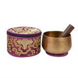 Tibetan Hand Hammered Meditation Singing Bowl For Meditation Yoga With Mallet & Cushion