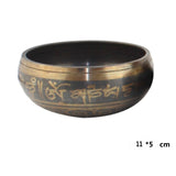 Himalayan Hand Hammered Chakra Meditation Bowl Decorative-wall-dishes Yoga Tibetan Buddhist Brass Singing Bowl