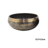 bowls Copper Buddha Sound Bowl Alms Bowl Yoga Chinese Tibetan Meditation Singing Bowl With Hand Stick Metal Crafts