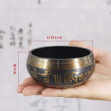 Tibetan Bowl  1PC Singing Bowl Decorative-wall-dishes Home Decoration Decorative Wall Dishes Tibetan Singing Bowl