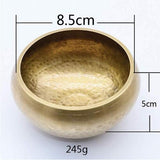 Tibetan Meditation Handmade Singing Bowl Tibetan Buddhist Brass Singing Bowl Sounds Bell For Yoga Healing Spiritual Gifts GU26