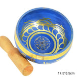 Handmade Nepalese Tibetan Buddhism Singing Bowl Set with Mallet for Meditation Chakra Healing Prayer Yoga Decoration Crafts