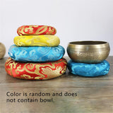 Tibetan Singing Bowl Mat Himalayan Hand Hammered Chakra Meditation Religion Belief Buddhist Supplies Home Decoration S2