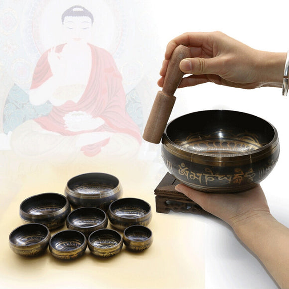 Exquisite Tibetan Bell Metal Singing Bowl Striker For Buddhism Buddhist Meditation Healing Relaxation