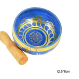 Tibetan Singing Bowl Decorative-wall-dishes Home Decoration Decorative Singing Bowl Xizang Sacrifice Sacred Dharma Monks Lama