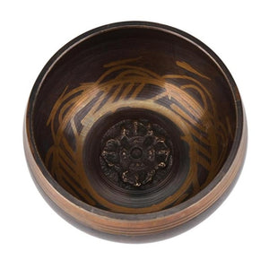 New Himalayan Hand Hammered Chakra Meditation Bowl Decorative wall dishes Yoga Tibetan Buddhist Brass Singing Bowl 2019 New