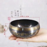 Tibetan Singing Bowl Decorative-wall-dishes Home Decoration Decorative Xizang Sacrifice Sacred Buddhist Dharma Monks