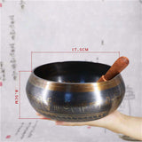 Tibetan Bowl Sing Bowl Nepalese Buddhist Tibetan Chanting Yoga Meditation Bowl Buddhist Sound Therapy Bowl Copper Religion Carft