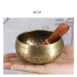 Tibetan Bowl Sing Bowl Nepalese Buddhist Tibetan Chanting Yoga Meditation Bowl Buddhist Sound Therapy Bowl Copper Religion Carft